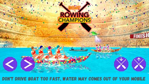 Menunggang Bot Olimpik: Simulator Racing Boat screenshot 1