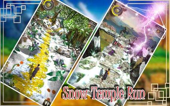 Snow Temple Run screenshot 1