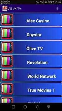 UK TV Channels All HD screenshot 1