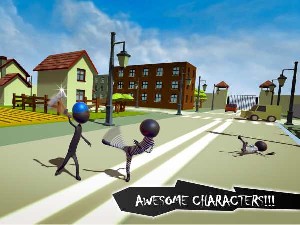 Stickman Crime City Escape स्क्रीनशॉट 5