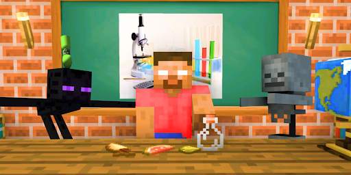 Monster School Mod for Minecraft screenshot 1