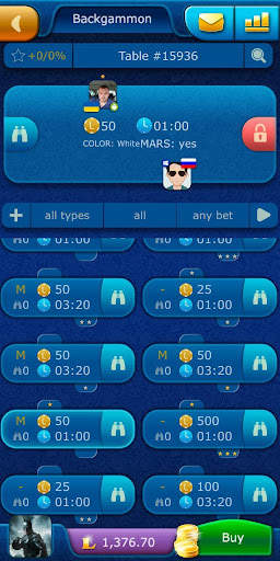Backgammon LiveGames online screenshot 4