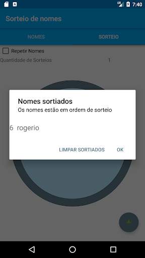 Sorteio de nomes screenshot 3