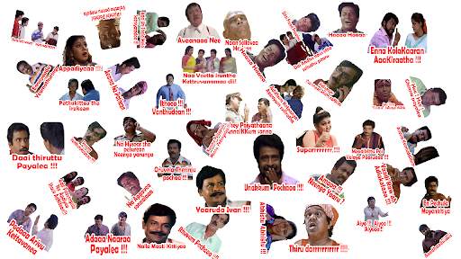 Funny Tamil Stickers screenshot 1