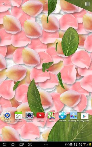3D Leaves Live Wallpaper screenshot 8