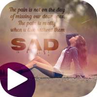 Sad Video status maker logo