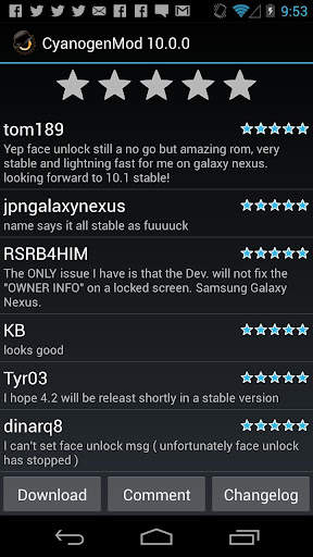 ROM Manager screenshot 4