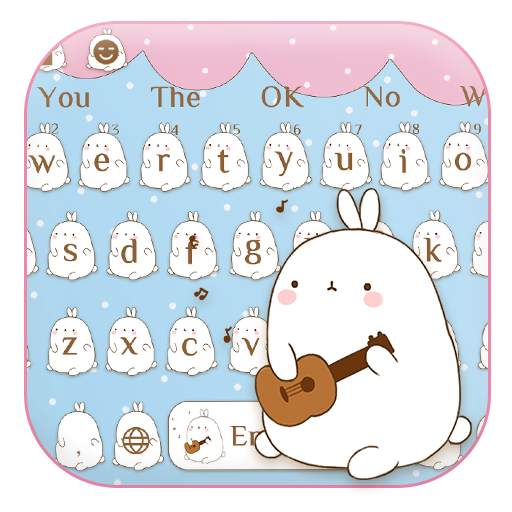 Cute Rabbit Keyboard 10001005