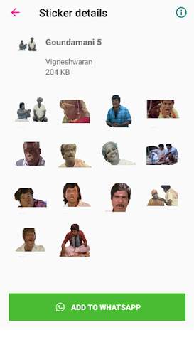 Goundamani What's Up Stickers App screenshot 3