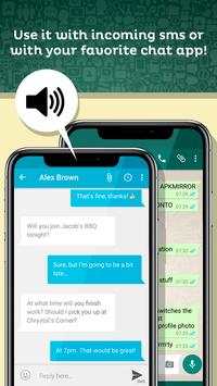 Voice reading for Whatsapp and  text sms screenshot 2