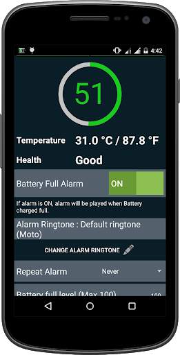 Battery Full screenshot 1