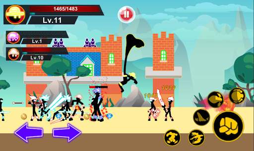 Stickman Hero - Pirate Fight screenshot 7