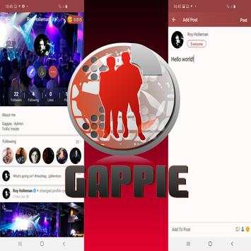 GAPPIE - The Harddance Social Networking Platform screenshot 1