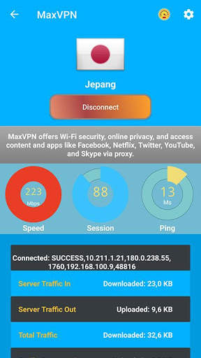 MaxVPN - Free Unlimited VPN screenshot 3