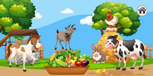 Kids puzzles, feed the animals, learn English screenshot 8