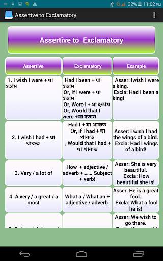 Transformation of Sentence screenshot 5