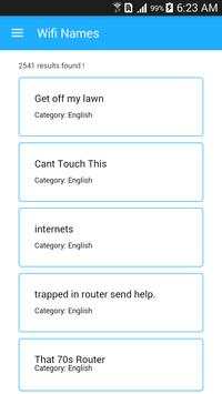 Wifi Names screenshot 2