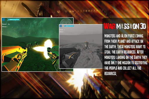 War Mission 3D : Alien Team Attack On Universe screenshot 2