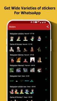 Sticky - Malayalam WhatsApp Stickers screenshot 3