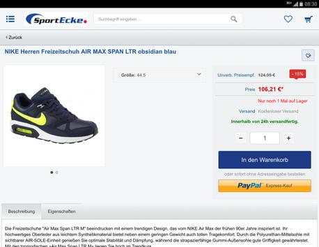 Shop Sport Ecke screenshot 6