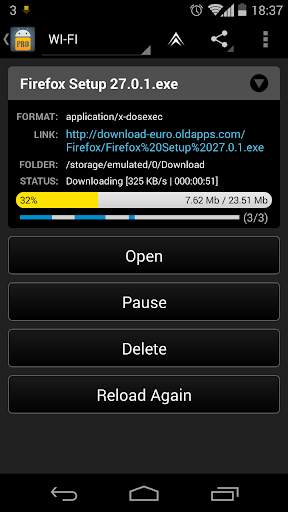 Loader Droid download manager screenshot 4
