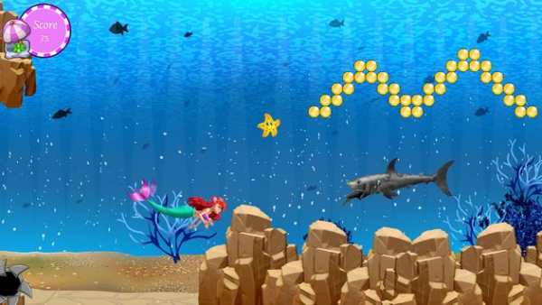Mermaid Shark Attack screenshot 2