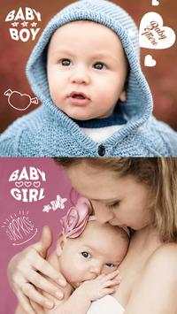 Baby Stickers Free & Photo Editor скриншот 4