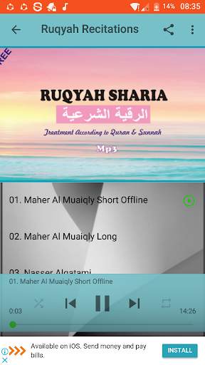 Ruqyah Al Shariah Mp3 screenshot 3