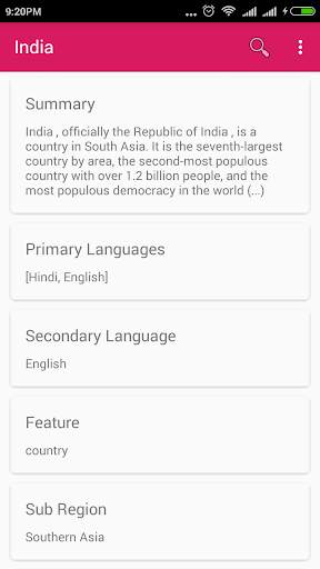 World Pedia screenshot 5