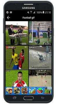 Funny clips of football gif screenshot 1