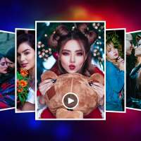 Photo video maker with song - Slideshow maker logo