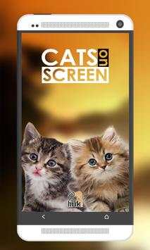 Cat Walks on Phone Screen: Funny Animation screenshot 1