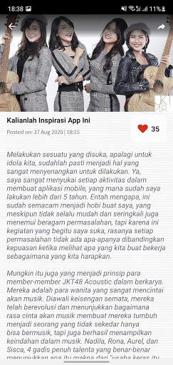 JKT48 Acoustic Fan App screenshot 7