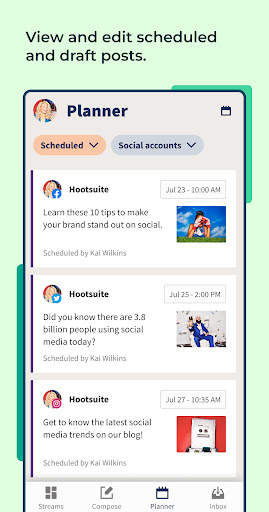 Hootsuite: Schedule Posts screenshot 4