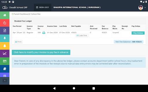 Cloud9 School App screenshot 13