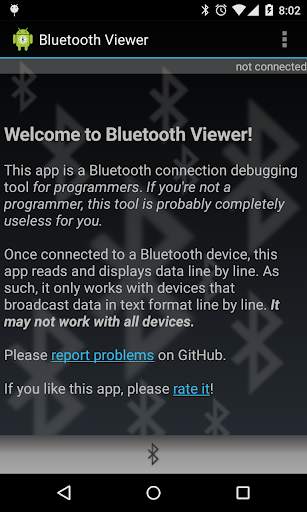 Bluetooth Viewer LITE screenshot 1