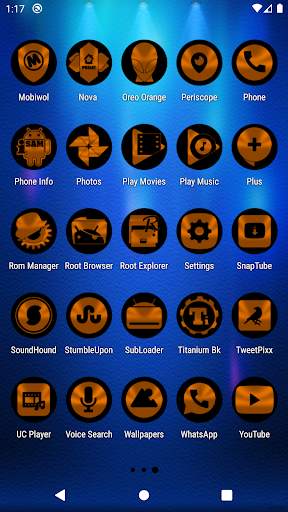 Oreo Orange Icon Pack screenshot 4