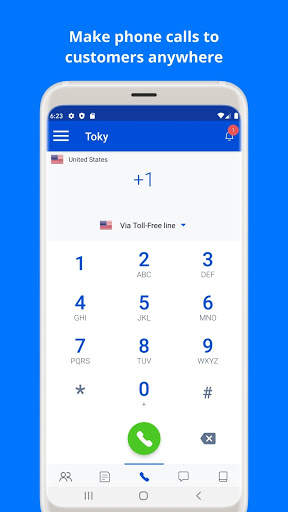 Toky: business phone system screenshot 1