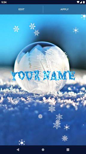 Winter Snow Live Wallpaper screenshot 2