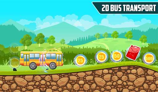 Bus Driving Simulator - 2D Bus Racing Game 19 screenshot 6