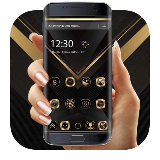 Gold X black launcher 1.1.2