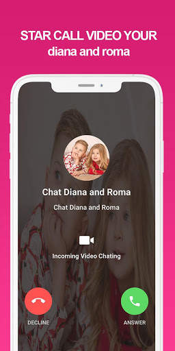 fake call live chat Diana and Roma screenshot 3