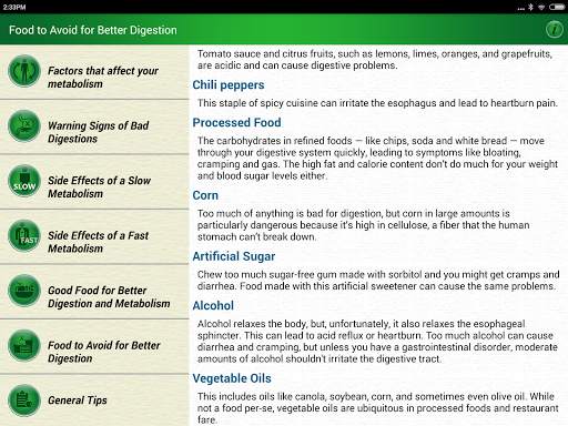 Healthy Digestion Foods Metabolism Nutrition Diet screenshot 15