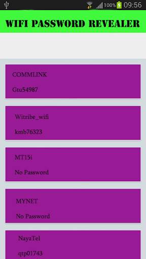 Wifi Password Revealer screenshot 1