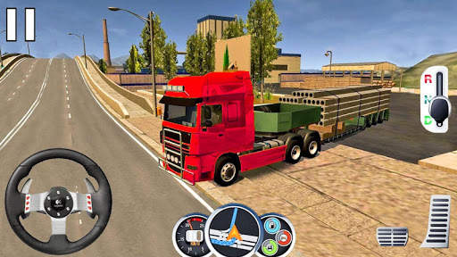 US Heavy Modern Truck Driving screenshot 2