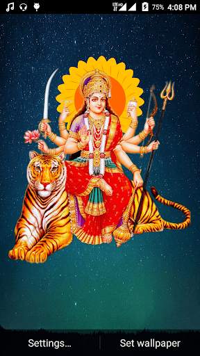 Maa Durga: Aura Live Wallpaper screenshot 3