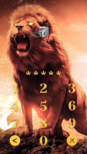 AppLock Live Theme Lion – Paid Theme 2 تصوير الشاشة