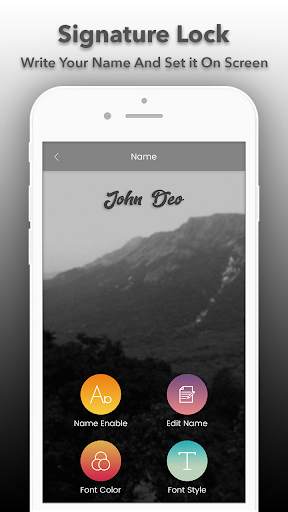 Signature Lock Screen screenshot 4