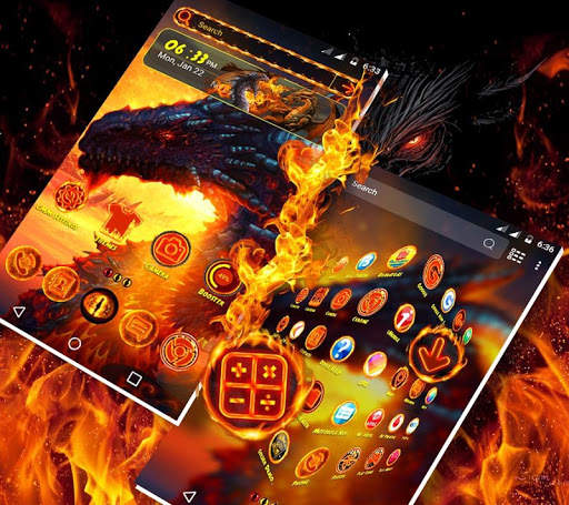 Dragon Launcher Theme screenshot 2