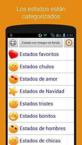 Estados para toda ocasión screenshot 1